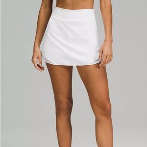 NWT Lululemon Hotty Hot High Rise Skort Skirt Size 4 White